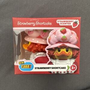 🔥Strawberry Shortcake Mini Tubbz Figure Doll Duck Figure BNWT🔥